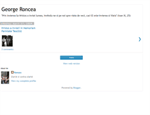 Tablet Screenshot of georgeroncea.blogspot.com