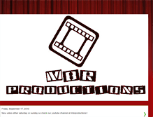 Tablet Screenshot of mbrproductions.blogspot.com