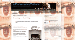 Desktop Screenshot of produccionesviridianablog.blogspot.com