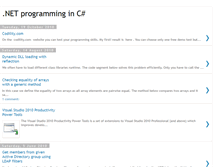 Tablet Screenshot of dotnet-csharp-programming.blogspot.com