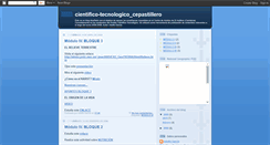 Desktop Screenshot of cientifico-tecnologicocepastillero.blogspot.com