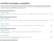 Tablet Screenshot of cientifico-tecnologicocepastillero.blogspot.com