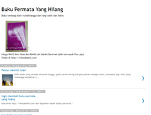 Tablet Screenshot of permatayanghilang.blogspot.com