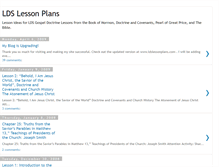 Tablet Screenshot of ldslessons.blogspot.com