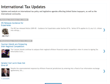 Tablet Screenshot of internationaltaxupdates.blogspot.com