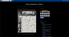 Desktop Screenshot of crucigramasperu.blogspot.com
