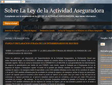 Tablet Screenshot of leydelactividadaseguradora.blogspot.com