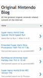 Mobile Screenshot of originalnintendo.blogspot.com