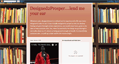 Desktop Screenshot of designed2prosper.blogspot.com