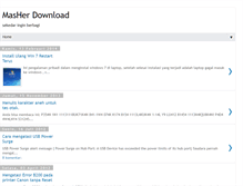 Tablet Screenshot of masherdownload.blogspot.com