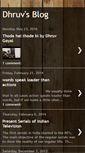Mobile Screenshot of littledhruvblog.blogspot.com