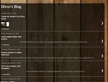 Tablet Screenshot of littledhruvblog.blogspot.com