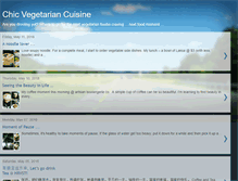 Tablet Screenshot of chicvegetarianfood.blogspot.com