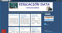 Desktop Screenshot of educacionyalgomasdata.blogspot.com