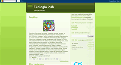 Desktop Screenshot of ekologia24h.blogspot.com