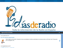 Tablet Screenshot of diasderadiocom.blogspot.com