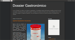 Desktop Screenshot of dossier-gastronomico.blogspot.com