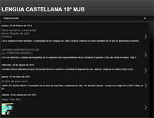 Tablet Screenshot of lenguacastellanamjb10.blogspot.com