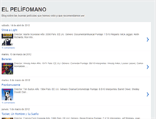 Tablet Screenshot of el-pelifomano.blogspot.com