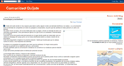 Desktop Screenshot of comunidadquijote.blogspot.com
