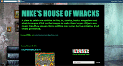 Desktop Screenshot of mikeshouseofwhacks.blogspot.com