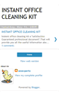 Mobile Screenshot of instantofficecleaningkit.blogspot.com