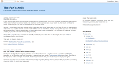 Desktop Screenshot of fansattic.blogspot.com