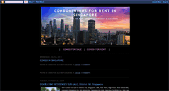 Desktop Screenshot of condo-for-sale-rent-singapore1.blogspot.com