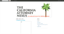 Desktop Screenshot of calattorneynexus.blogspot.com