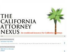 Tablet Screenshot of calattorneynexus.blogspot.com