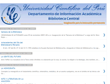 Tablet Screenshot of bibliotecacentralucp.blogspot.com