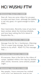 Mobile Screenshot of hciwushu.blogspot.com
