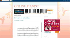 Desktop Screenshot of onlinepianist.blogspot.com