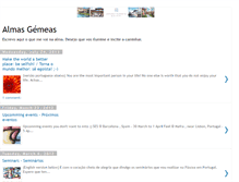 Tablet Screenshot of 2almas-gemeas.blogspot.com