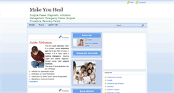 Desktop Screenshot of makeyouheal.blogspot.com