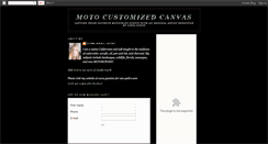 Desktop Screenshot of motocustomizedcanvas.blogspot.com