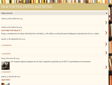 Tablet Screenshot of docentesinteligentes.blogspot.com