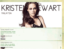 Tablet Screenshot of kristenstewartmalaysia.blogspot.com