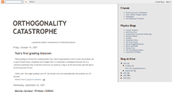 Desktop Screenshot of orthogonalitycatastrophe.blogspot.com