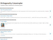 Tablet Screenshot of orthogonalitycatastrophe.blogspot.com