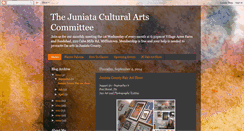 Desktop Screenshot of juniataculturalartscommittee.blogspot.com