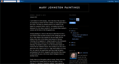 Desktop Screenshot of maryjohnstonpaintings.blogspot.com