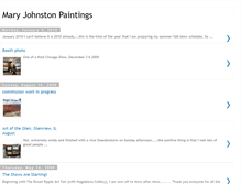 Tablet Screenshot of maryjohnstonpaintings.blogspot.com