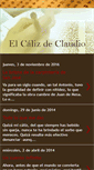 Mobile Screenshot of elcalizdeclaudio.blogspot.com