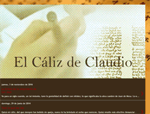 Tablet Screenshot of elcalizdeclaudio.blogspot.com