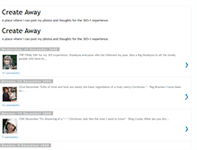 Tablet Screenshot of createaway-shirley.blogspot.com