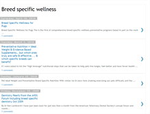 Tablet Screenshot of breedspecificwellness.blogspot.com
