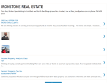 Tablet Screenshot of ironstonerealestate.blogspot.com