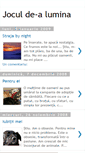Mobile Screenshot of jocul-de-a-lumina.blogspot.com