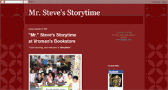 Desktop Screenshot of mrstevesstorytime.blogspot.com
